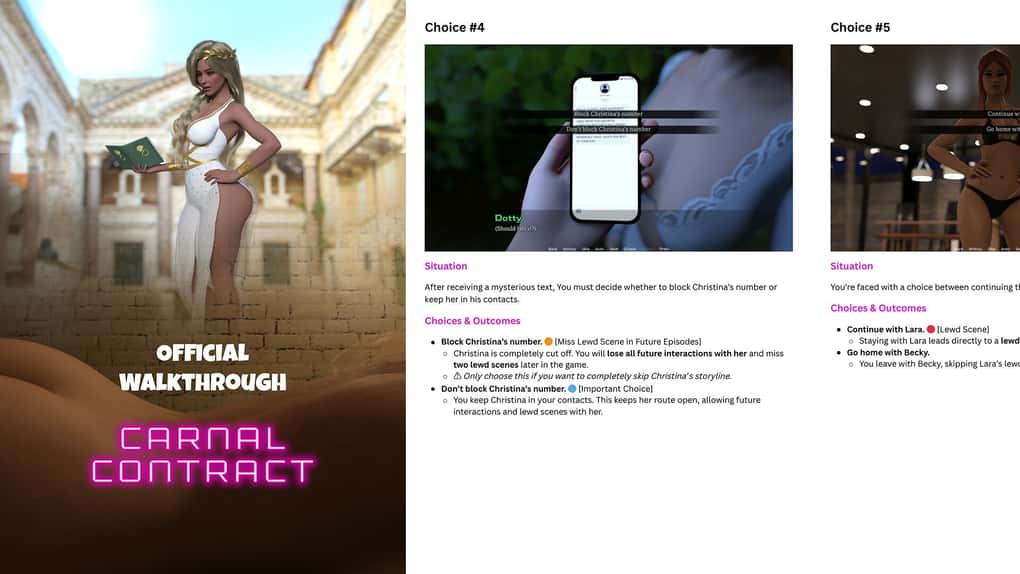 Carnal Contract - Art Collection + Walkthrough GOG Anahtarı