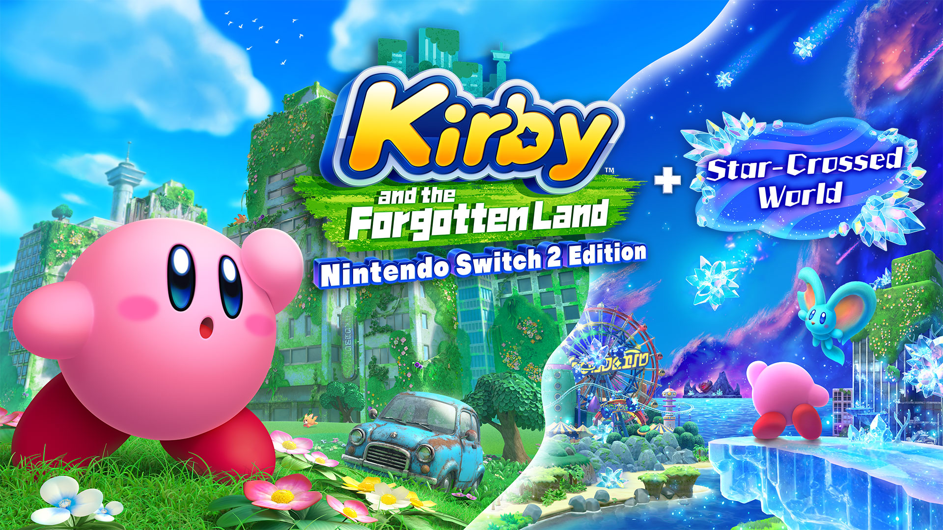 Kirby™ and the Forgotten Land – Nintendo Switch™ 2 Edition + Star-Crossed World Nintendo eShop Key (US)