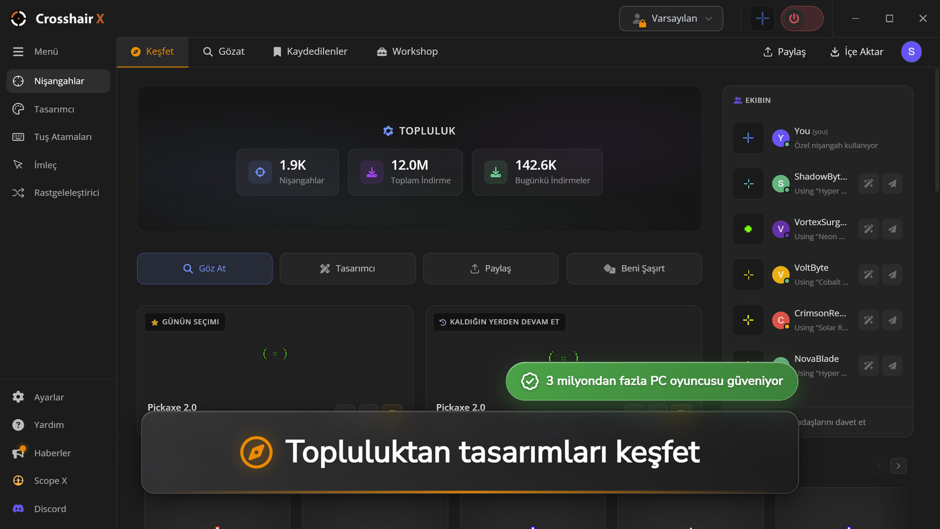 Crosshair X Steam Anahtarı