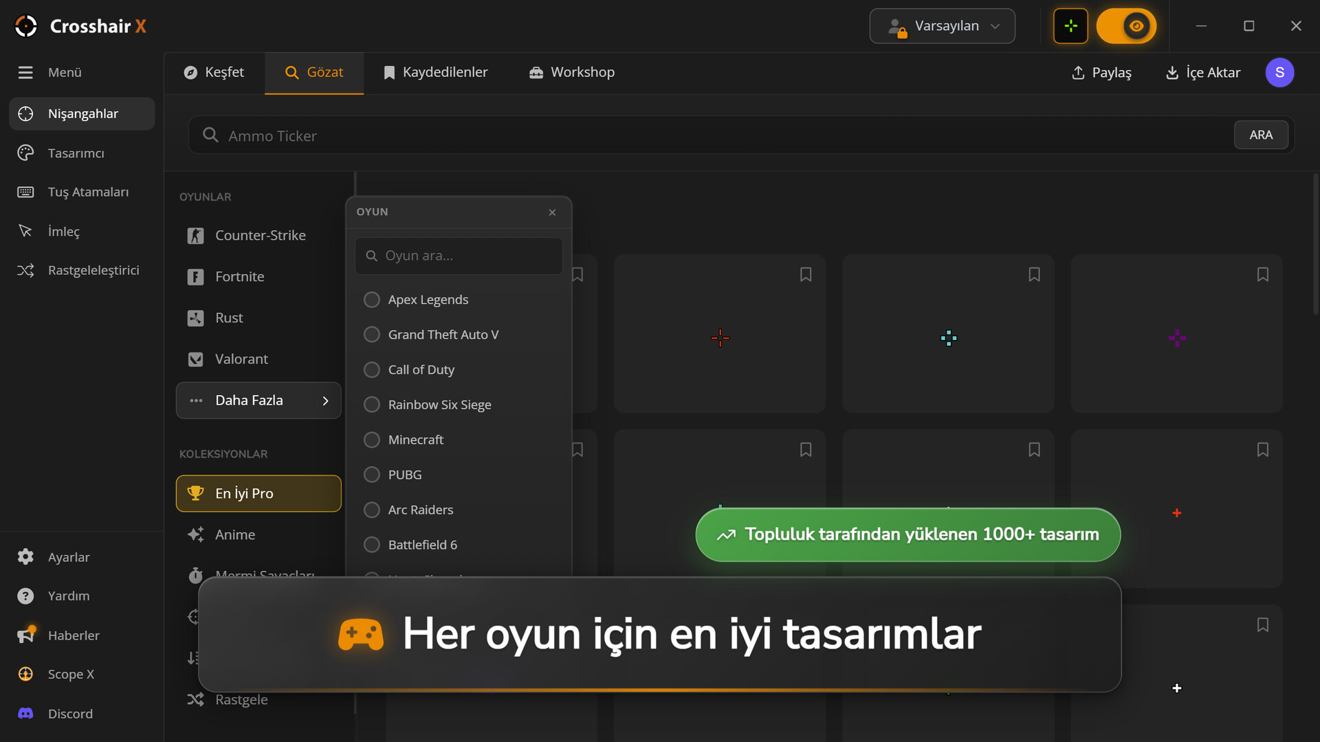 Crosshair X Steam Anahtarı