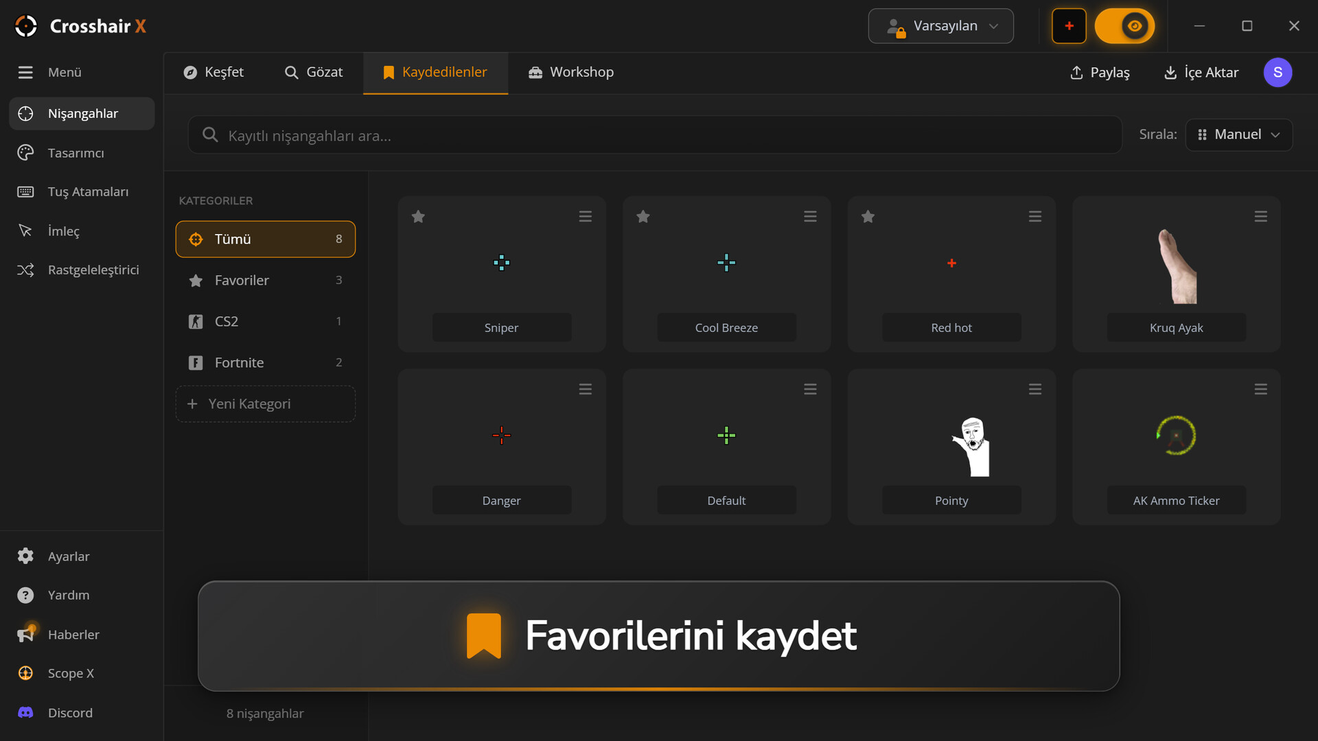 Crosshair X Steam Anahtarı