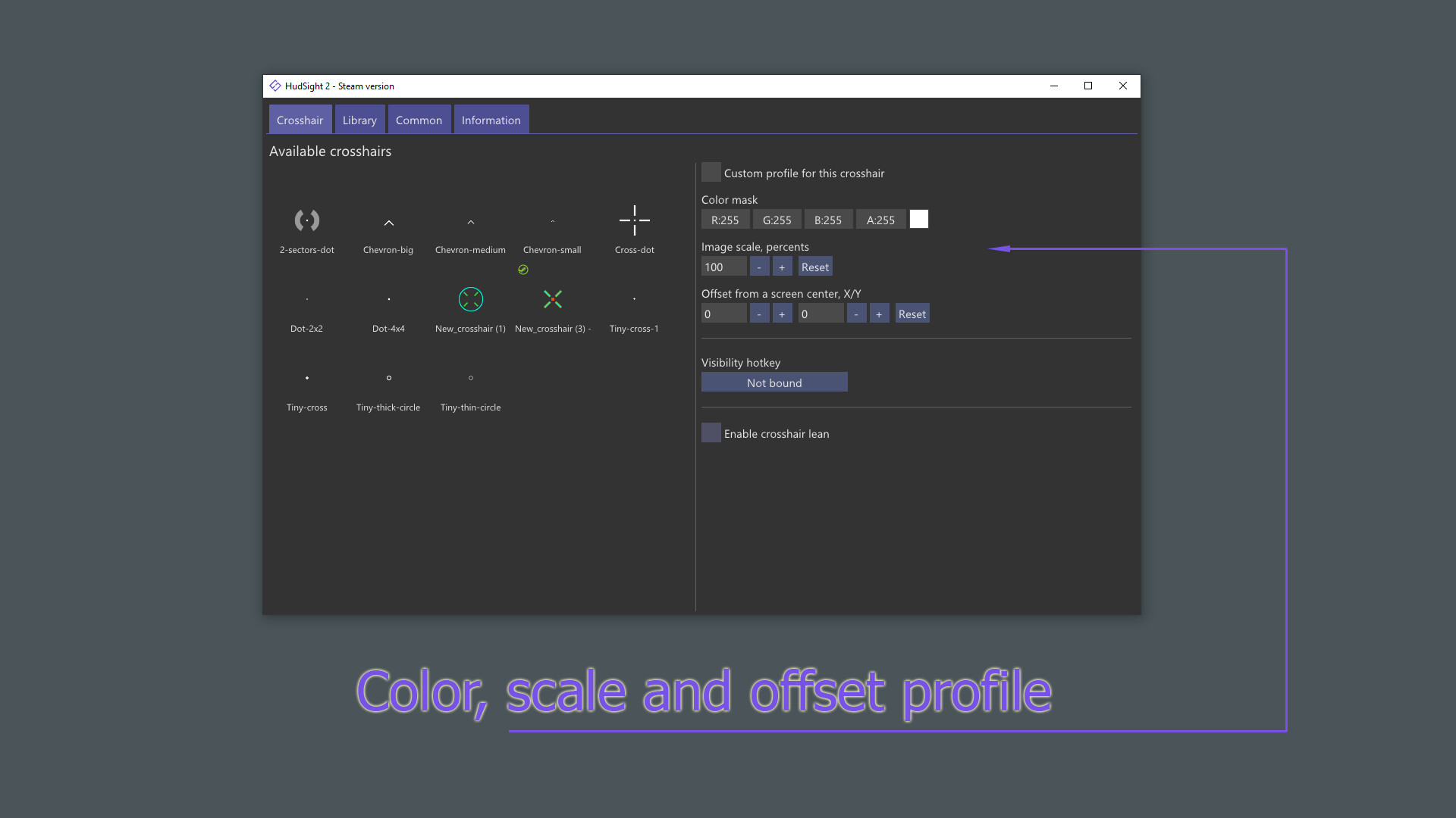 HudSight - crosshair overlay Steam Anahtarı