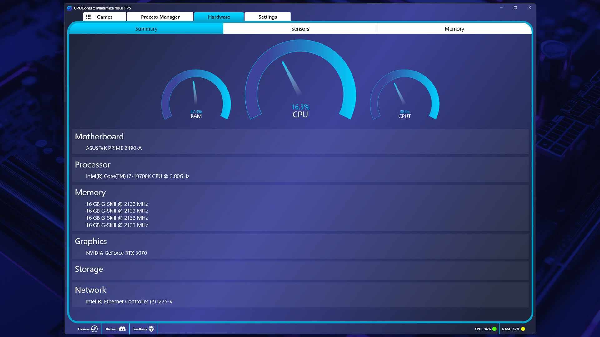 CPUCores :: Maximize Your FPS Steam Anahtarı