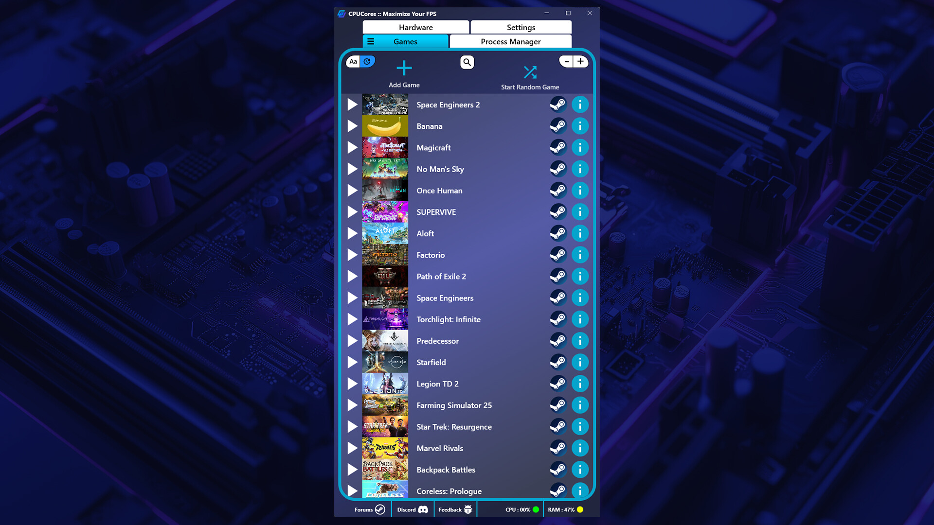 CPUCores :: Maximize Your FPS Steam Anahtarı
