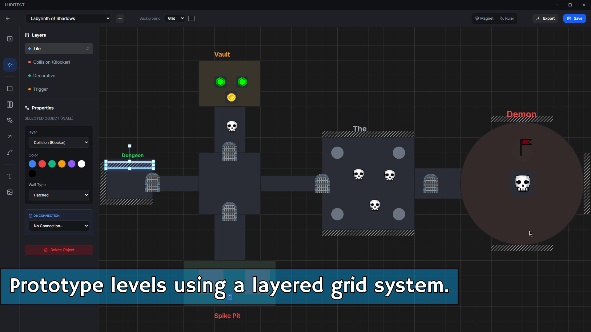 Luditect: Game Design Tool Steam Anahtarı