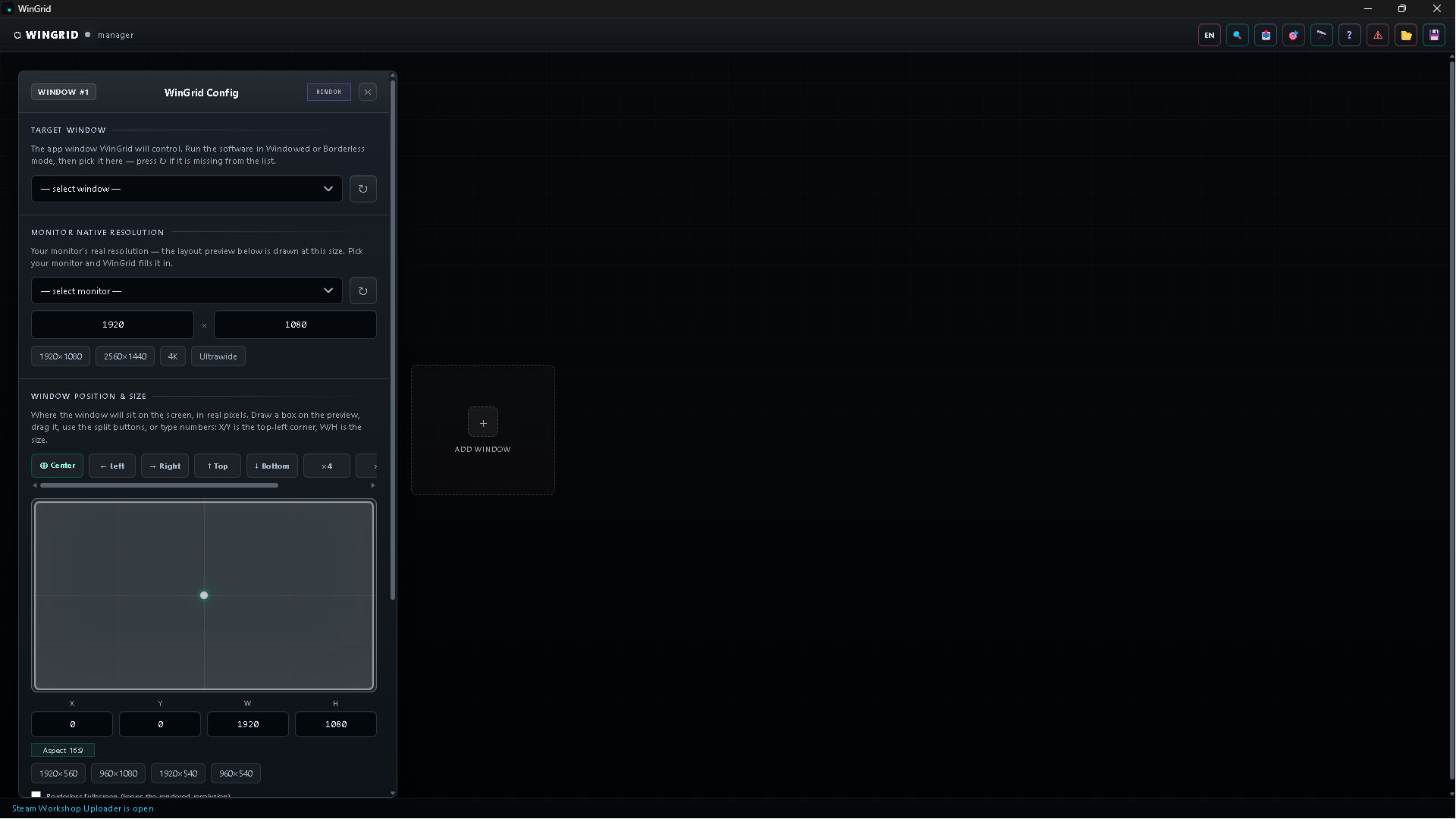 WinGrid Steam Anahtarı