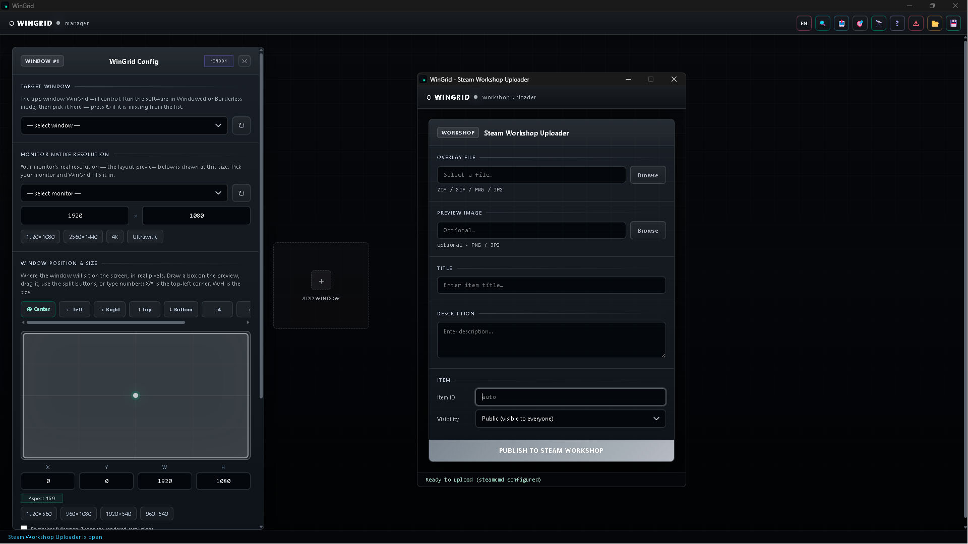 WinGrid Steam Anahtarı