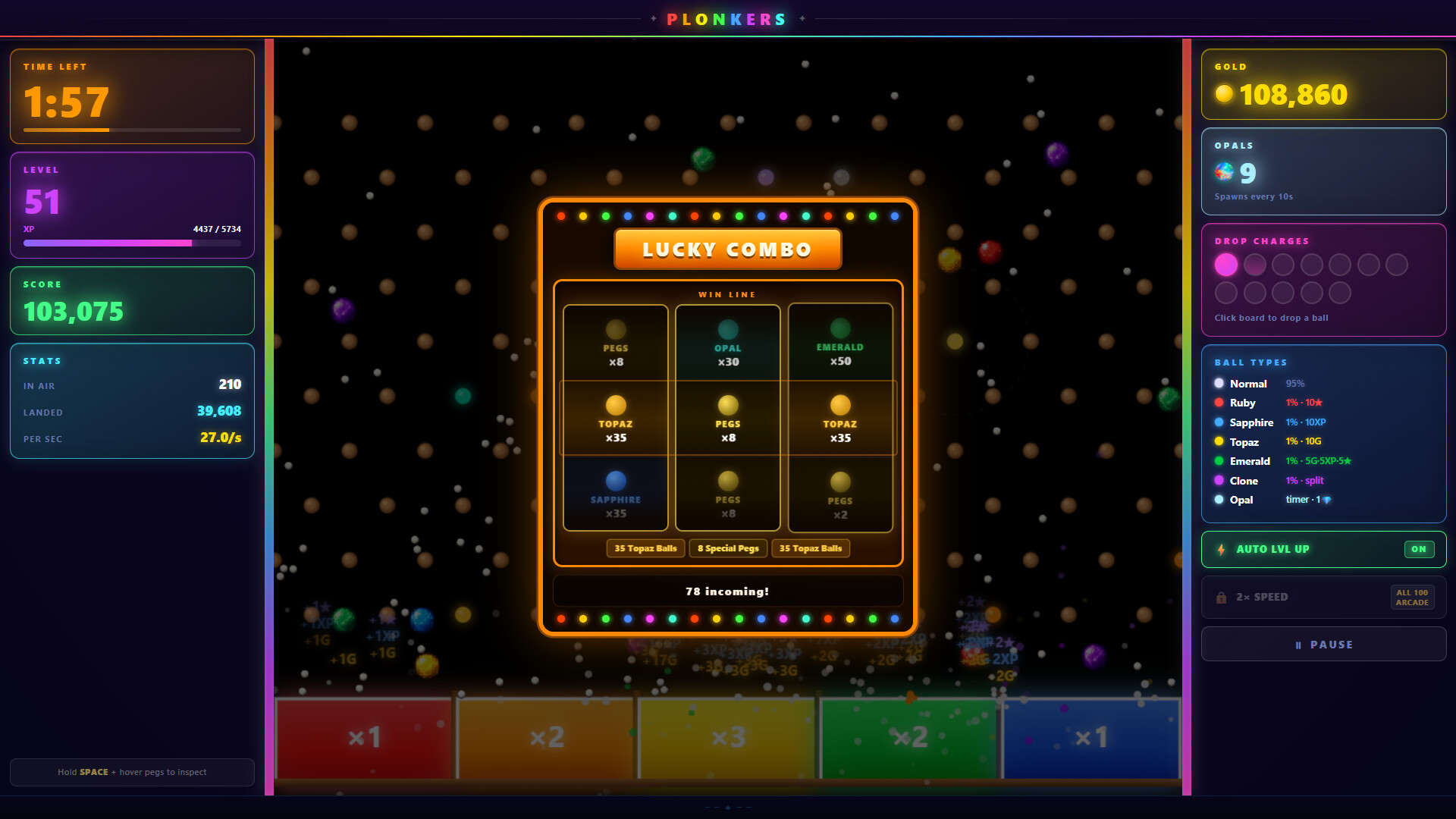 Plonkers - totally bonkers plinko Steam Anahtarı
